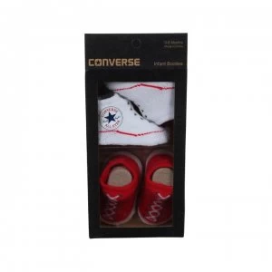 Image of Converse Chuck Taylor All Star Crib Bootie Gift Box - Red/White
