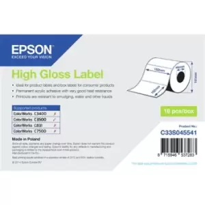 Image of Epson High Gloss Label - Die-cut Roll: 102mm x 152mm 210 labels