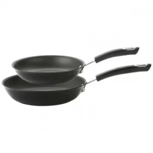 Image of Circulon Total Hard Anodised Twin Pack Open Frypan