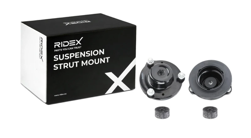 Image of RIDEX 1180S1067 Top strut mount Front Axle Suspension Strut Support Bearing (1180)
