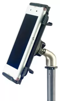 Image of Smart Phone and Tablet Holder for Microphone Stands