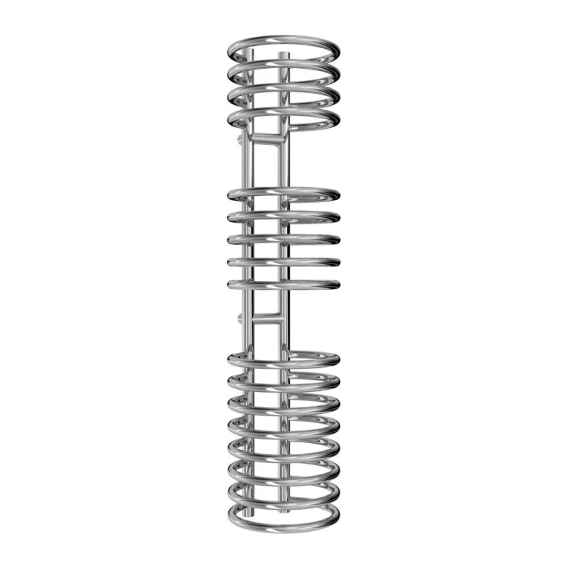 Image of Bathroom Kingdom Claro Chrome Heated Towel Rail 1200x300 in Silver Silver Unisex