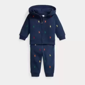Image of Polo Ralph Lauren Baby Cotton-Blend Tracksuit - 9 Months