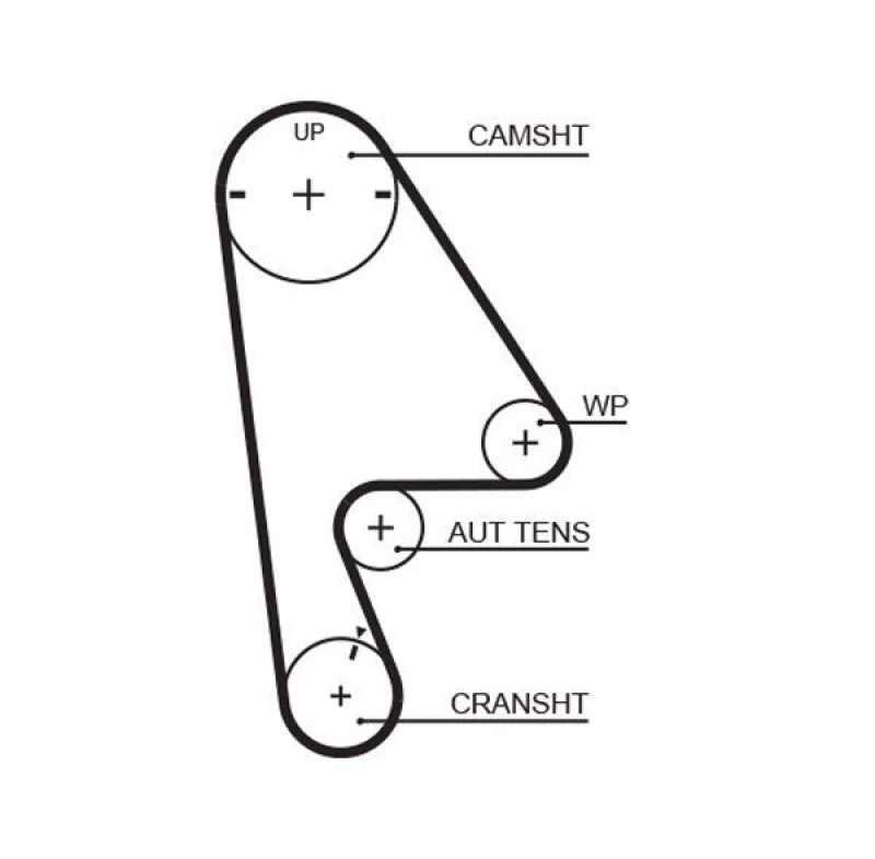 Image of GATES Timing Belt GATES 5410XS