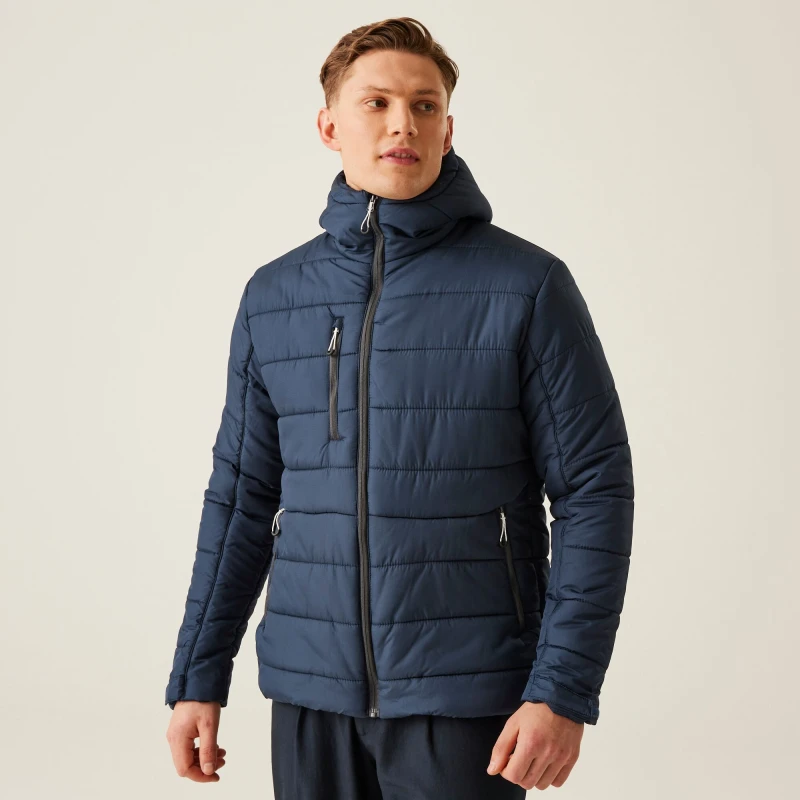 Image of Regatta Regatta Men 'Navigate' Thermal Jacket in Navy Size: Small Navy S Male 5063019155135