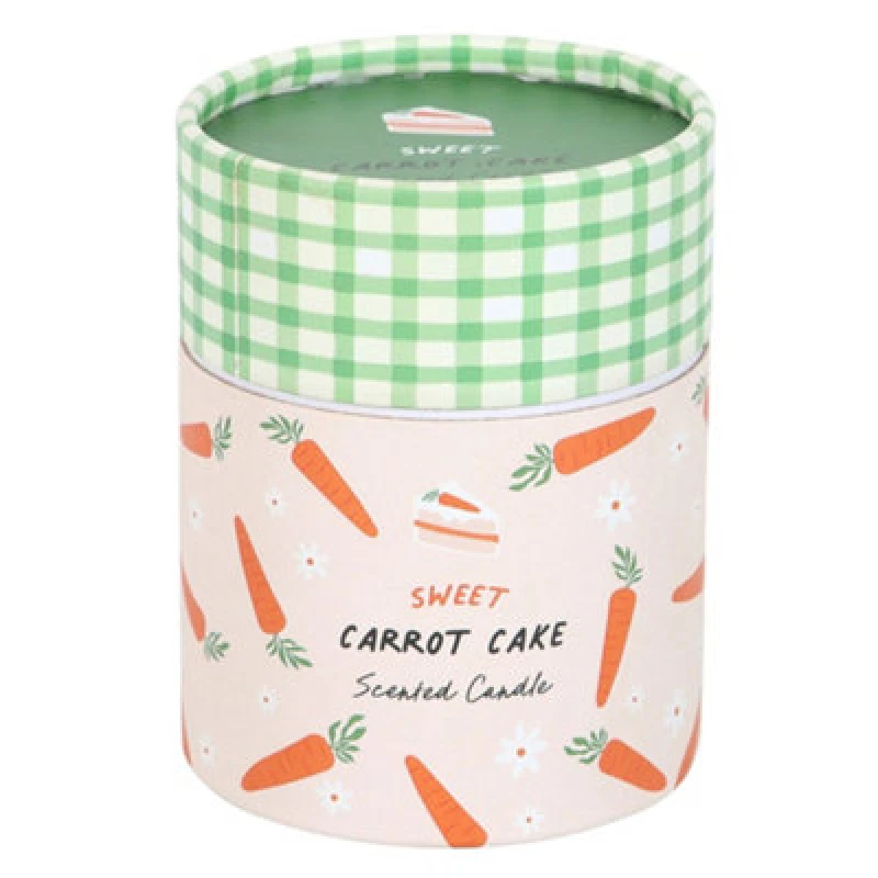 Image of Something Different Something Different Sweet Carrot Cake Scented Candle in White White One Size Unisex 5063703960472