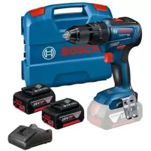 image of 18v gsb 18V-55 Brushless Combi Hammer Drill - 2 x 5.0ah Battery + l Case - Bosch