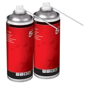 image of 5 Star Office 400ml Air Duster Pack of 2