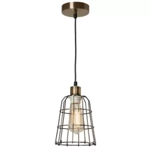Image of Village At Home Zazu Ceiling Fitting - Brass