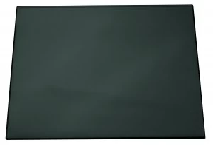Image of Durable Black Desk Mat With Transparent Overlay 520x650mm 720301