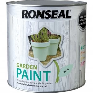 Image of Ronseal General Purpose Garden Paint Mint 2.5l