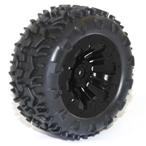 Image of Ftx Carnage Mounted Wheel/Tyre Complete Pair - Black