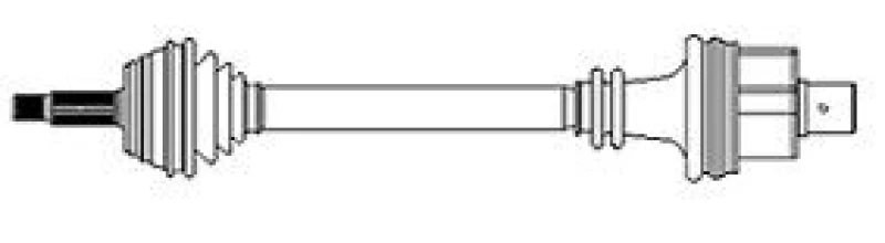 Image of METELLI Drive shaft METELLI 17-1418