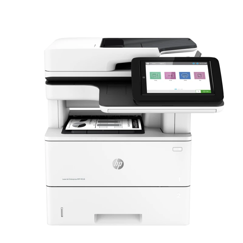 Image of HP LaserJet Enterprise M528dn Wireless Multifunction Black and white Printer, Copier, Scanner; Duplex 1PV64A