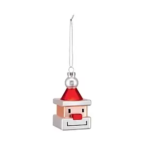 image of Alessi Santa Cube Christmas Ornament