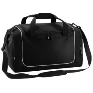 Image of Quadra Teamwear Locker Duffle Bag (30 Litres) (Pack of 2) (One Size) (Black/Light Grey)
