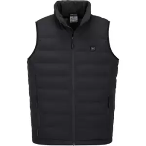 Image of Portwest Ultrasonic Heated Tunnel Gilet Black S