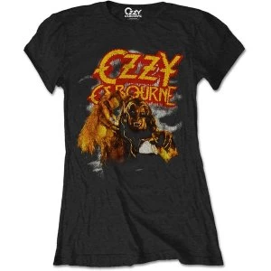 Image of Ozzy Osbourne - Vintage Werewolf Womens Large T-Shirt - Black