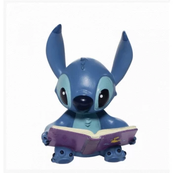 image of Stitch Disney Traditions Book Figurine