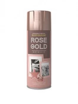 image of Rust-Oleum Elegant Metallic Rose Gold 400Ml