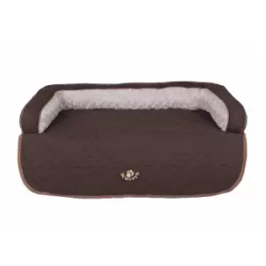Image of Scruffs Wilton Large Sofa Pet Bed - Brown