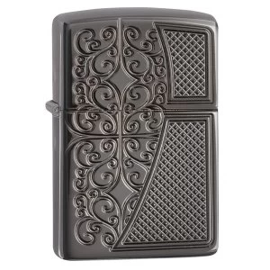 Image of Zippo Old Royal Filigree Armor Windproof Lighter