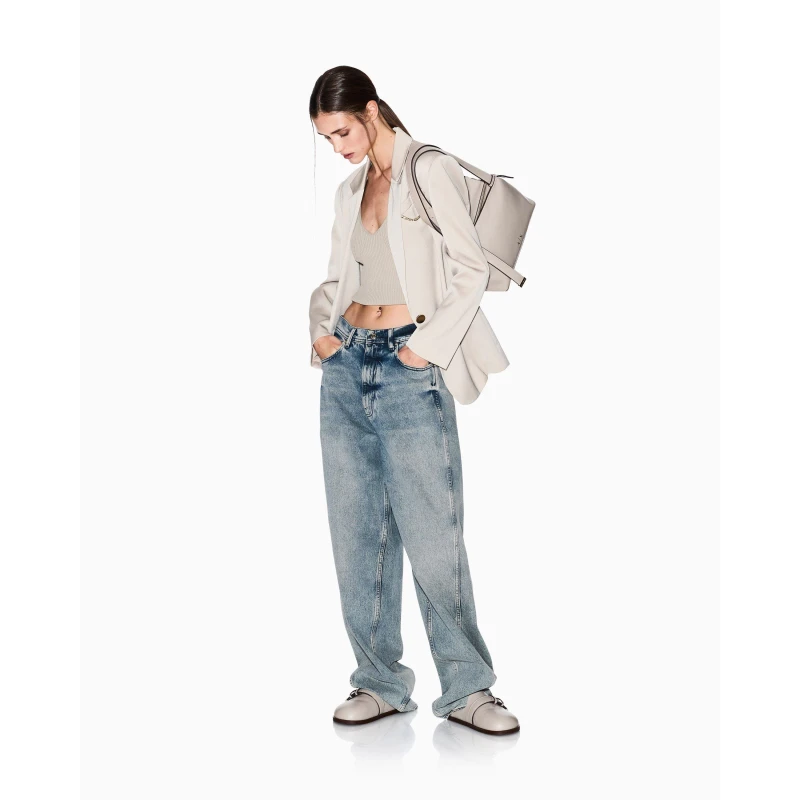 Image of Armani Exchange SHOPPING BAG Tote Bags One Size Beige 73143604000