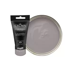 image of Crown Matt Emulsion Paint - Spring Heather Tester Pot - 40ml