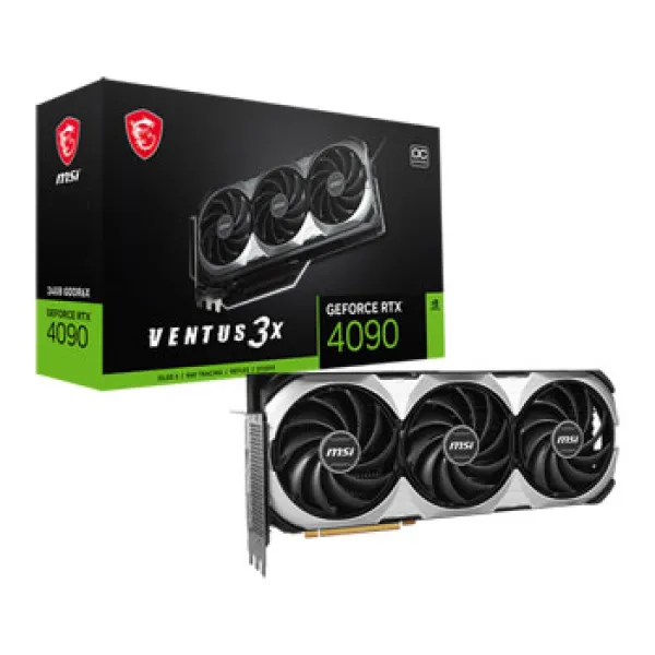 Image of MSI GeForce RTX 4090 VENTUS 3X E OC 24GB GDDR6X Graphics Card