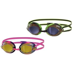 Image of Zoggs Racespex Mirror Goggles Pink/Purple/Mirror