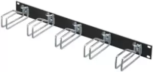 Image of Rittal Cable Panel, 1U, Grey, Steel