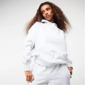 image of Missguided Rib Panel Oversized Hoodie - Grey