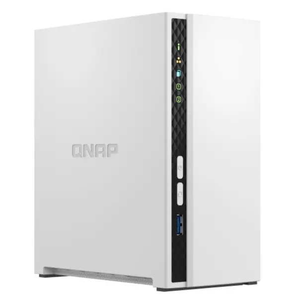 Image of QNAP TS-233 2GB RAM with 16TB Installed Storage 2 Bay SATA Desktop NAS Storage TS-233/16TB-IW