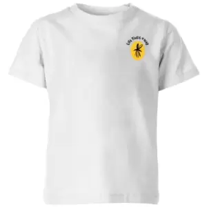 Image of Jurassic Park Amber Sample Embroidered Kids T-Shirt - White - 11-12 Years