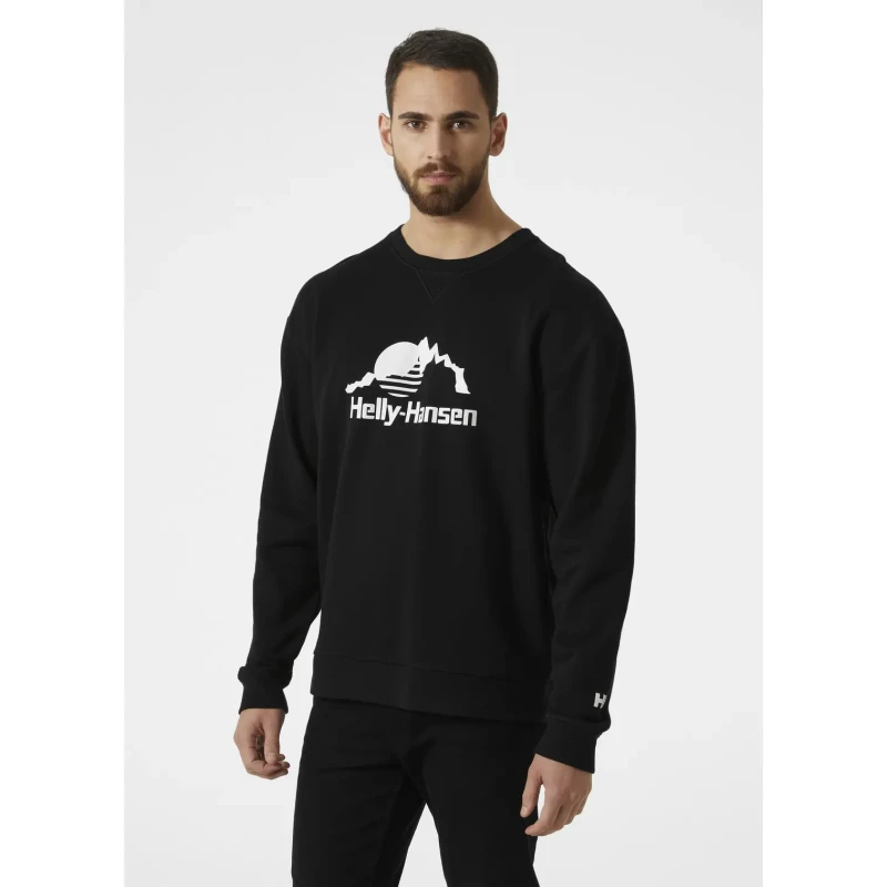 Image of Helly Hansen Crewneck sweatshirt Helly Hansen YU 2.0 Noir Male M