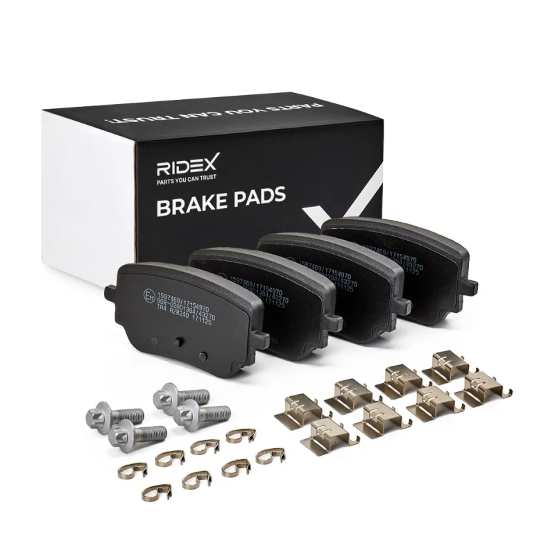 Image of RIDEX Brake pad set RIDEX 402B1612