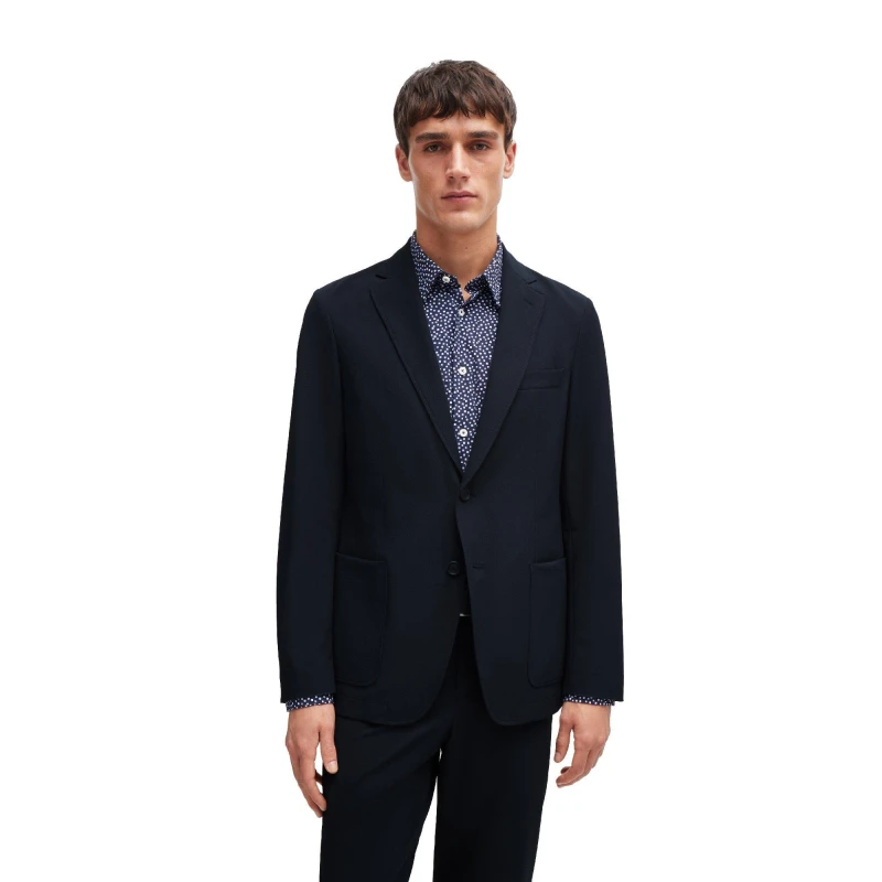 Image of Boss Mens Formal Jacket - Blue Male S