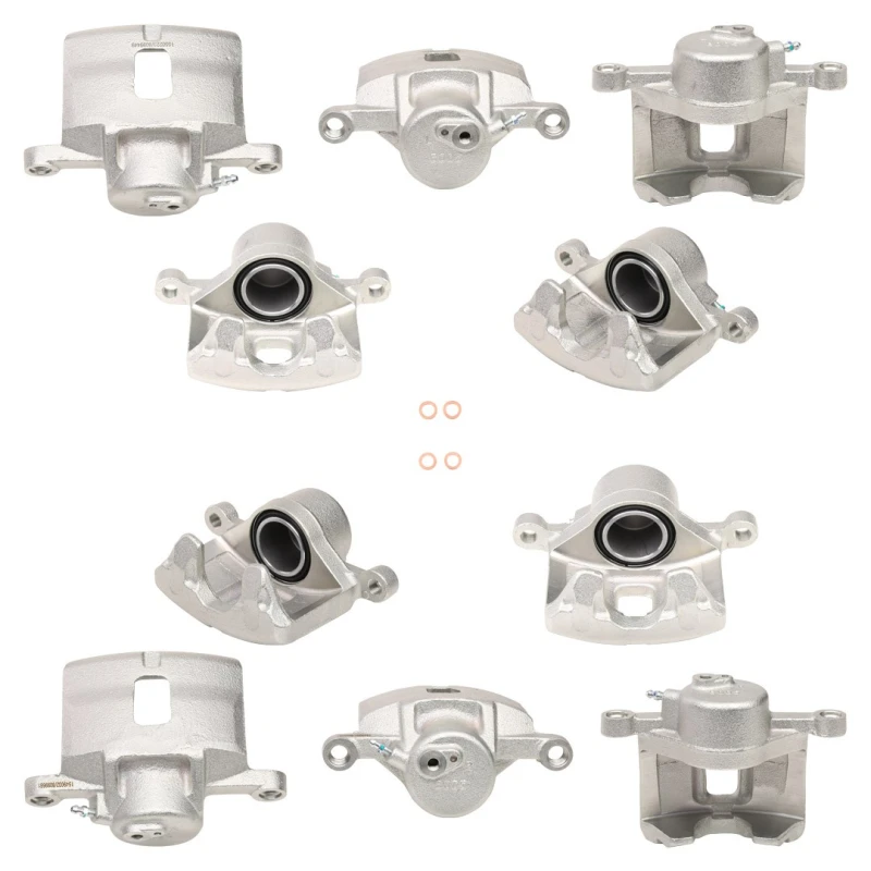 Image of RIDEX 78B1747 Brake caliper Front Axle, without holder Cast Iron Brake Caliper (78)