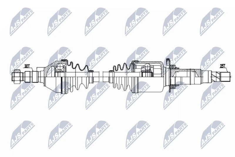 Image of NTY Drive shaft NTY NPW-FT-098