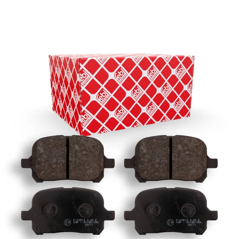 Image of FEBI BILSTEIN 16724 Brake pad set Front Axle, excl. wear warning contact Brake Pad Set,disc brake (402)