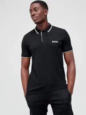 Image of BOSS Paddy Pro Polo Shirt – Black, Size S, Men