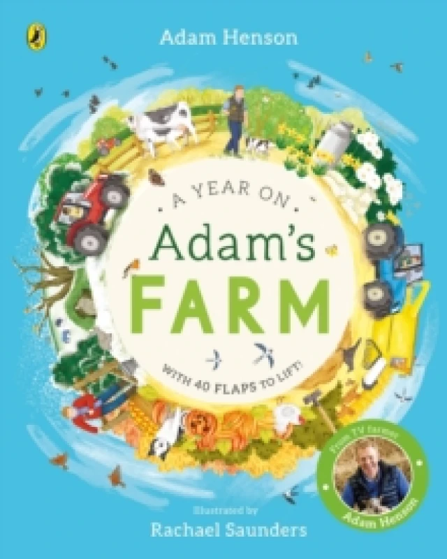 Image of Adam Henson A Year on Adam's Farm Book Multi unisex