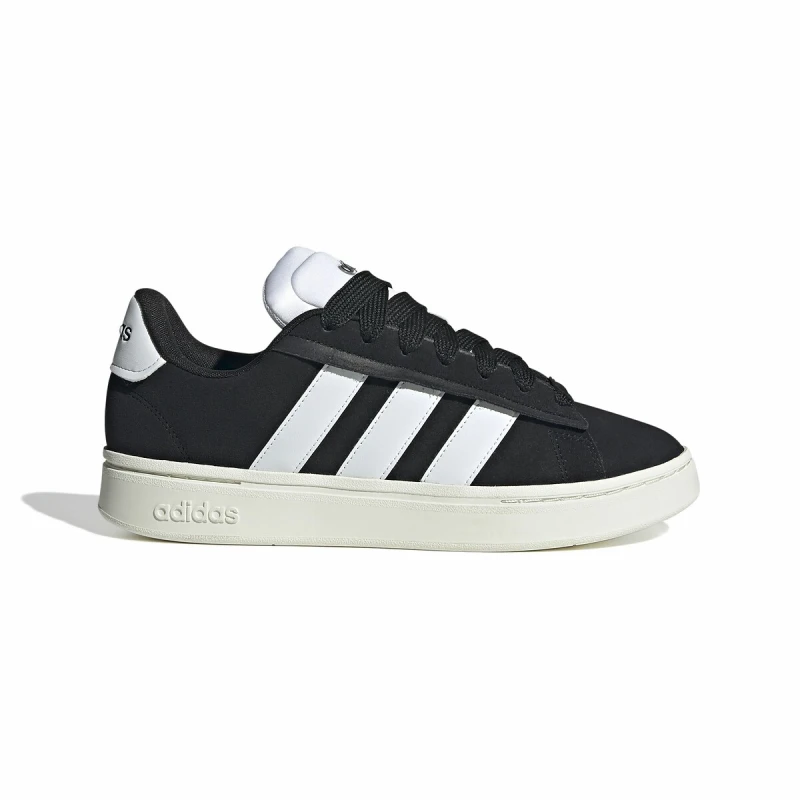 Image of adidas grand court alpha trainers in Black & white Black/White UK 12