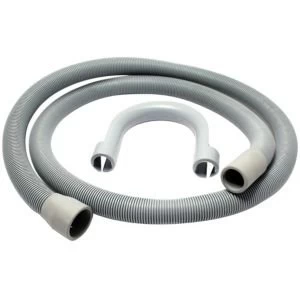 image of Plumbsure Push Fit Plastic Outlet Hose Dia21mm L1.5m