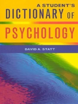Image of A Students Dictionary of Psychology by David A. Statt Paperback