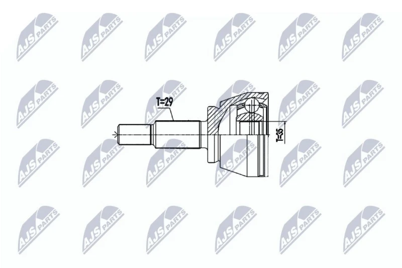 Image of NTY CV joint kit NTY NPZ-RE-057