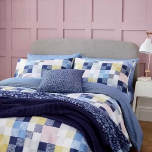 Image of Helena Springfield Cosmos Kingsize Duvet Cover Set, Navy