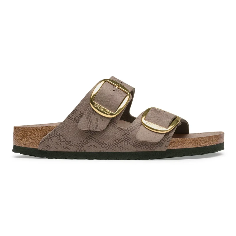 Image of Birkenstock Womens synthetic sandals Birkenstock Arizona Big Buckle Marron Female 39 Etroit
