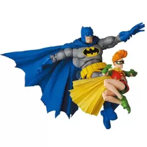 image of Medicom The Dark Knight Returns MAFEX Action Figure Set - Batman & Robin