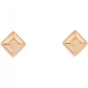 image of Ladies Karen Millen Plain Square Stud Earrings